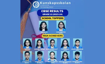 Kunskapsskolan Gurgaon Grade 12 School Toppers 2024